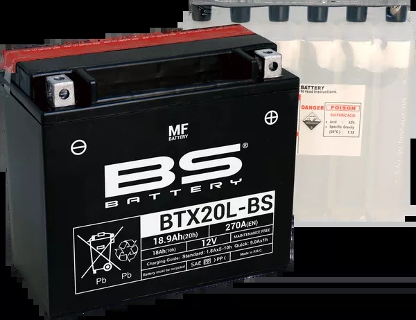 BS Battery Battery – BTX20L-BS (YTX)