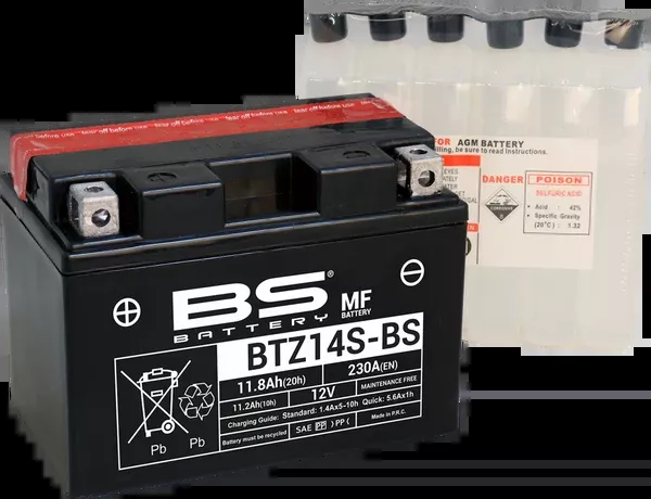 BS Battery Battery – BTZ14S-BS (YTZ)
