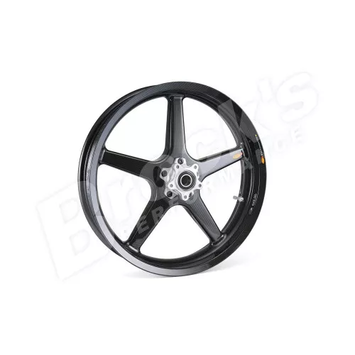 BST 17" x 3.5" Black Star Carbon Fiber FrontWheel for 2018-2019 Harley Fat Bob