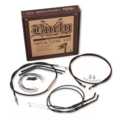 Burly B30-1275 Black Control Kit 18" Gorilla for Harley Davidson