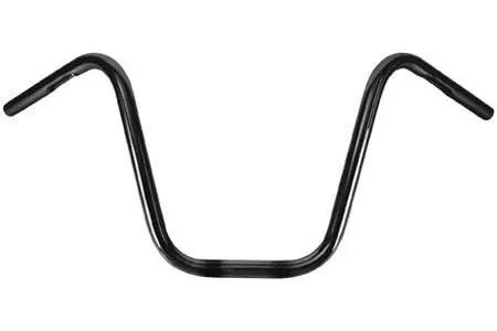 Burly Brand Narrow Bottom Ape Hangers for Narrow Glide Front Ends -12 Inch, Black