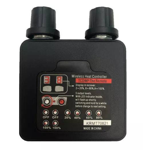 California Heat 12V Dual Wireless Remote for Dual Digital Controller