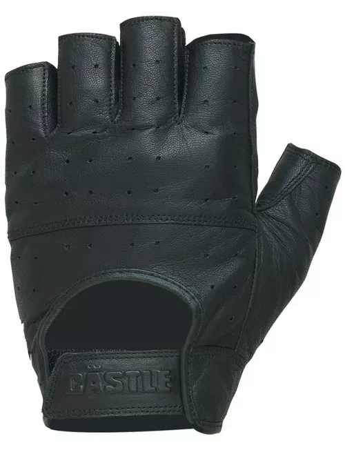 Castle X Gel Fingerless Leather Gloves