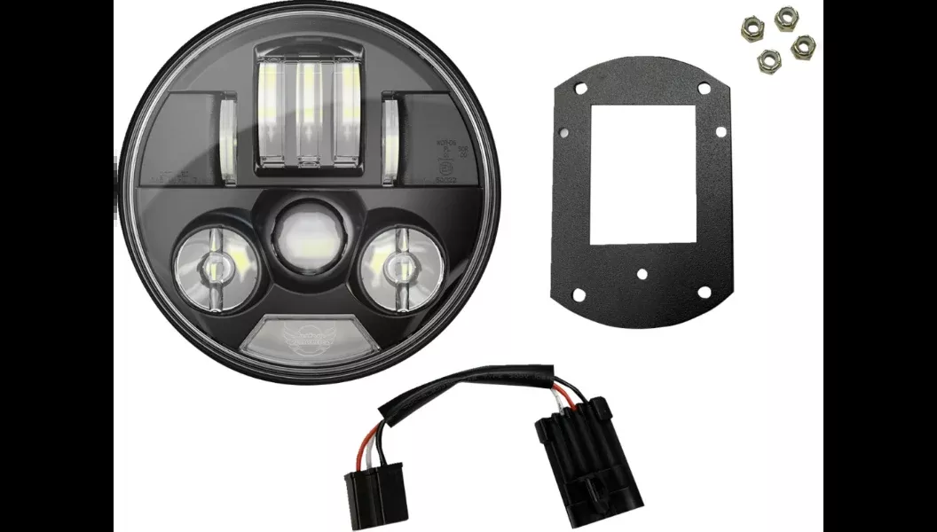 CD ProBeam 5.75" Low Rider ST Black Headlight Kit for Harley 22-23 Low Rider