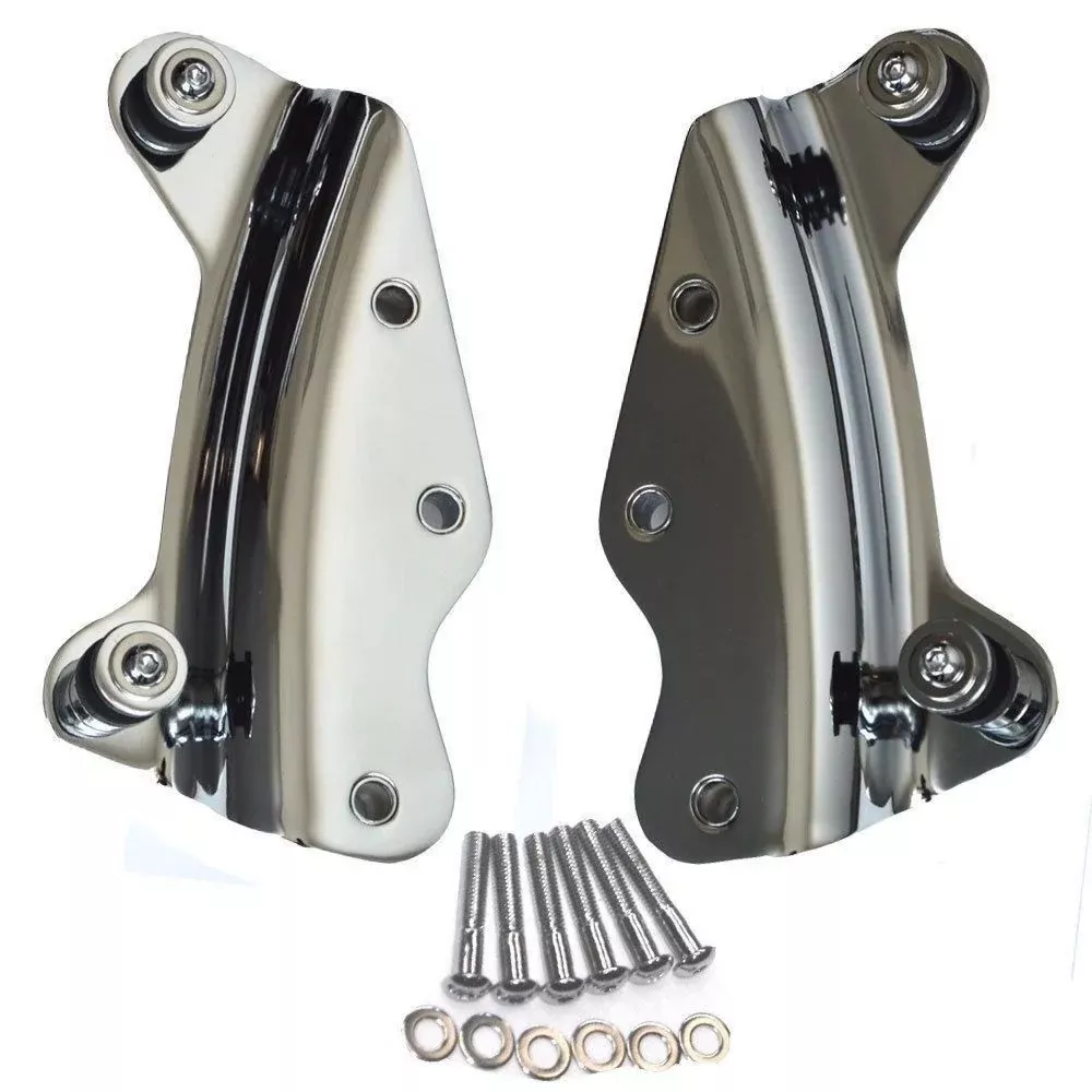 Chrome Detachable 4 Point Docking Hardware Kit 09-13 Harley-Davidson Touring Models