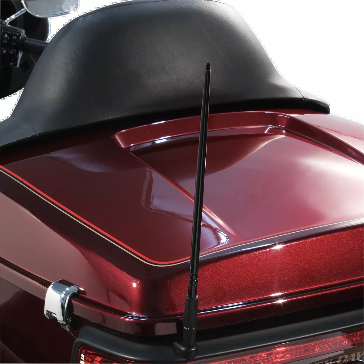 Ciro Black 12" High Caliber Flexible Radio Antenna 1989-2024 Harley Touring FLHX