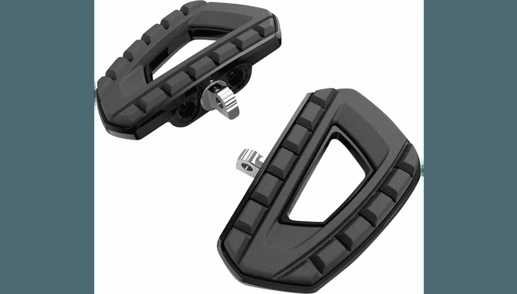 Ciro Chicane Mini Floorboards with HD Adapters for Harley Davidson Models (Select Finish)