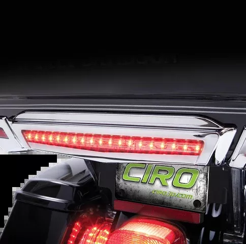 Ciro Chrome LED Rear Motorcycle Center Taillight 2014-2024 Harley Touring FLHTCU