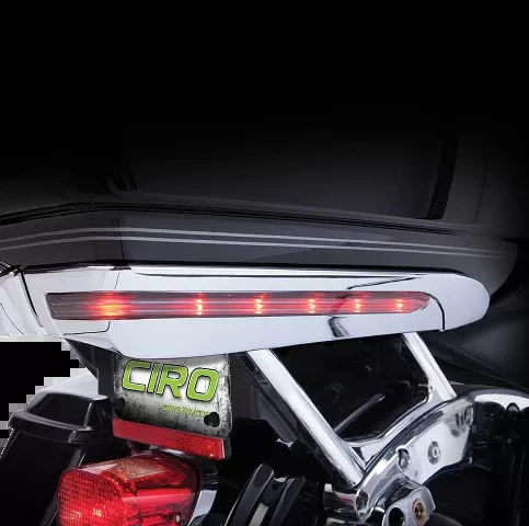 Ciro Chrome LED Tour Pack Accent Light Kit for 14-23 Harley Touring FLHTKL FLTRU