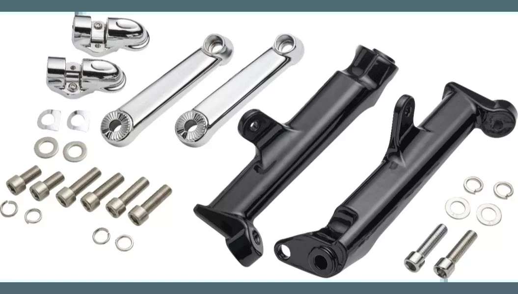 Ciro Frame Mounted Adjustable Highway Peg Mounts for '24-Up Harley Davidson Street Glide & Road Glide Models and '23-24 CVO Street Glide, CVO Road Glide Models (Select Finish) Standard or Extended Length