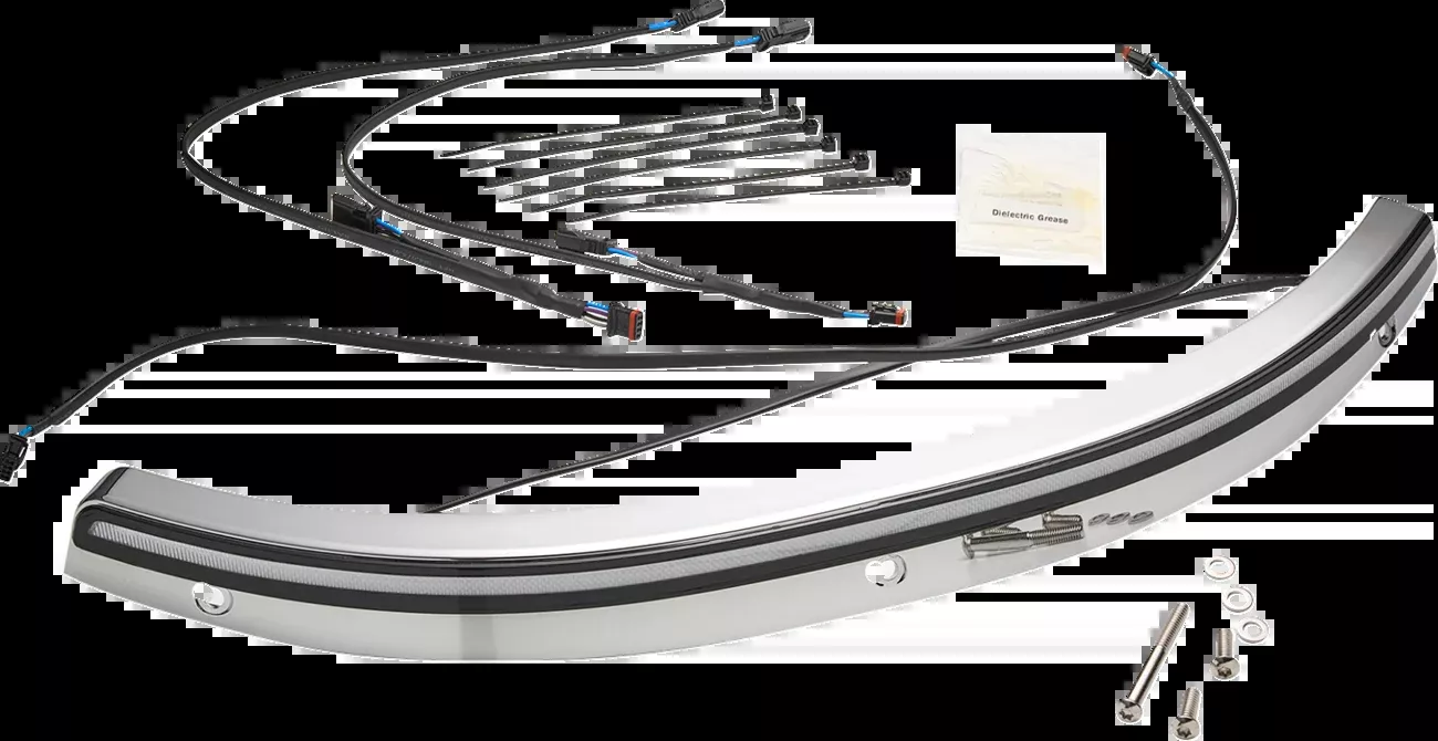Ciro Solaire LED Windshield Trim for 2014-2024 Harley Electra Street Glide