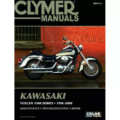 Clymer Kawasaki Vulcan 1500 Series 96-08 Service Manual
