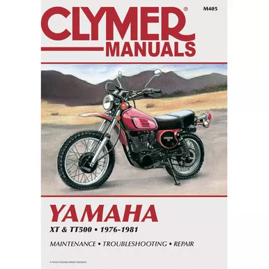 Clymer M405 Service Shop Repair Manual Yamaha XT / TT Singles 76-81