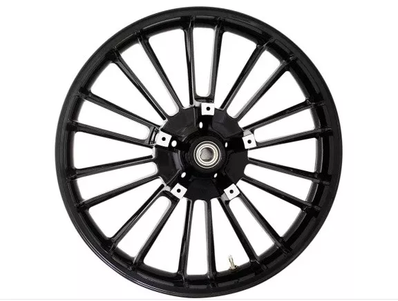 Coastal Moto Talon Style Solid Black Atlantic 21" Wheel Rim 00-07 Harley FL