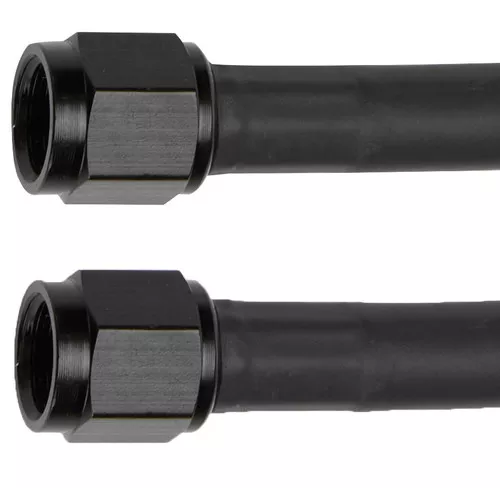 Coated Braided Line 6in #4 Hose -4 Straight/-4 Straight ALL48349