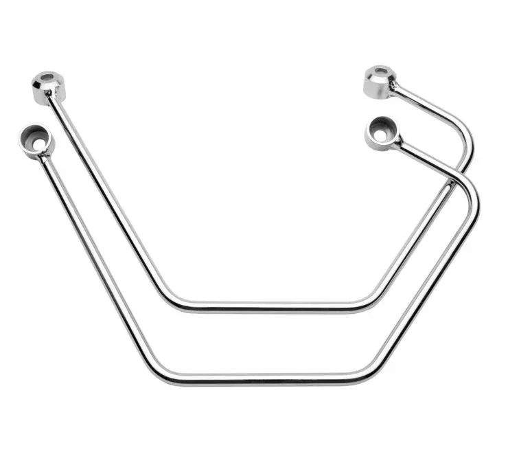 Cobra 02-6265 Chromed Saddlebag Supports 08-17 Yamaha XV1900 Raider Models