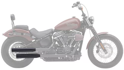 Cobra 3" Neighbor Hater Raven Black Slip-On Mufflers (6047B)