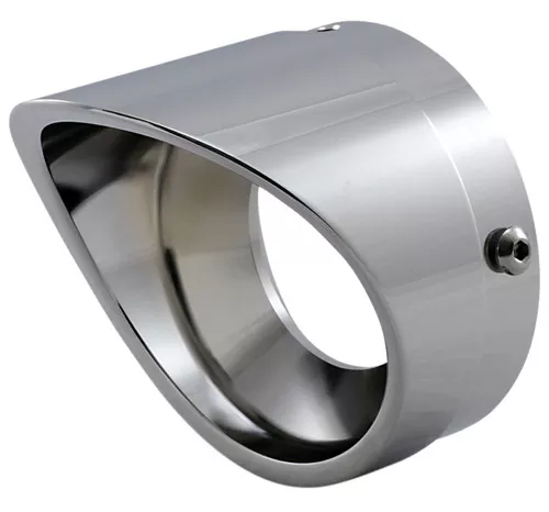 Cobra 4" Billet Chrome Scallop Cut Exhaust Tips (PT-1009P)
