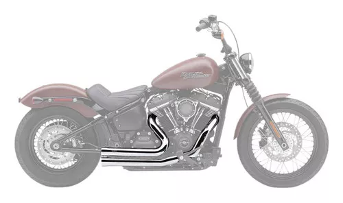 Cobra 909 2-into-2 Chrome Exhaust System (6712)