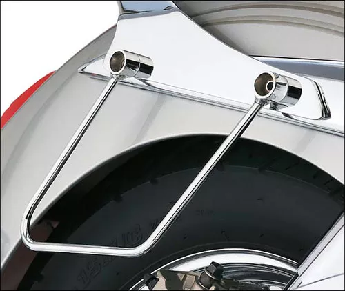 Cobra Chrome Saddlebag Support Bars (02-6118)