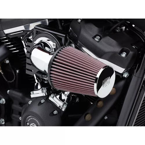 Cobra Cone Air Intake for 2018-2023 Harley Softail w/ 107" - Chrome