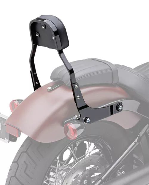Cobra Detachable 11" High Square Pad Black Sissy Bar Backrest Kit (602-2022B)