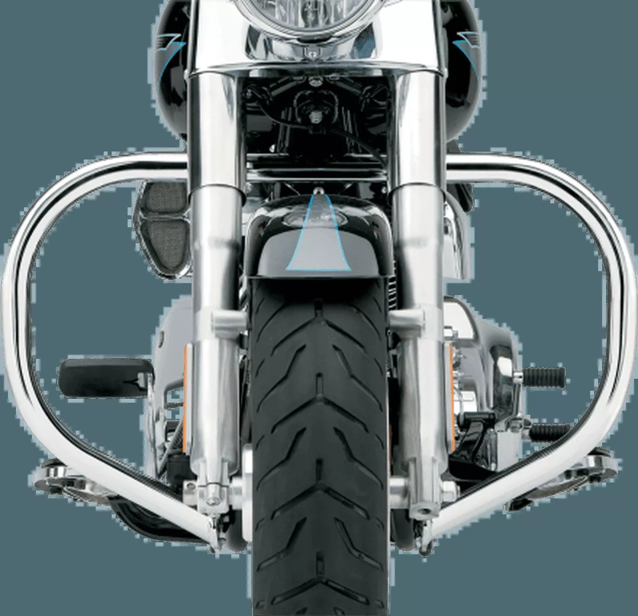 Cobra Fatty Freeway Bars for Harley Davidson FLSTC Models '00-17