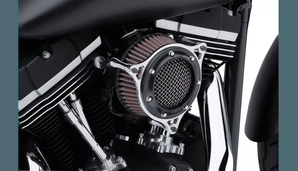 Cobra RPT PowrFlo Air Intake Kit for '17-23 Harley Davidson Touring and '18-23 Softail Models - Chrome/Black (Not for '23-'24 CVO Models or '24 FLHX/FLTR)