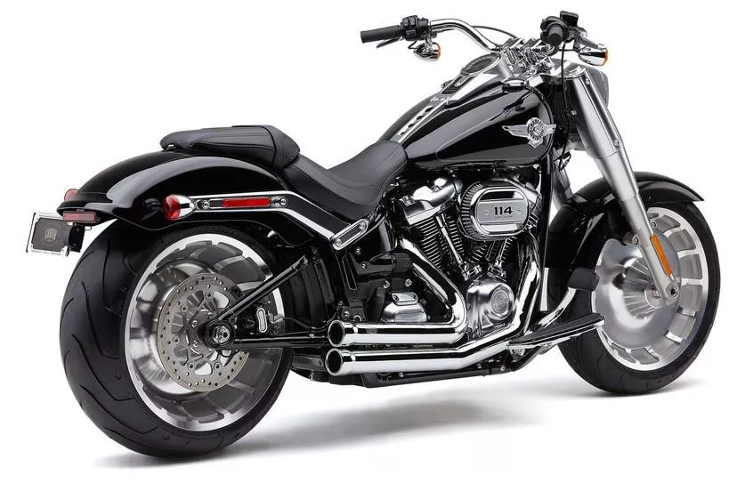 Cobra Speedster 909 Exhaust for '18-24 Harley Davidson Softail Fatboy and Breakout (Choose Chrome or Black)