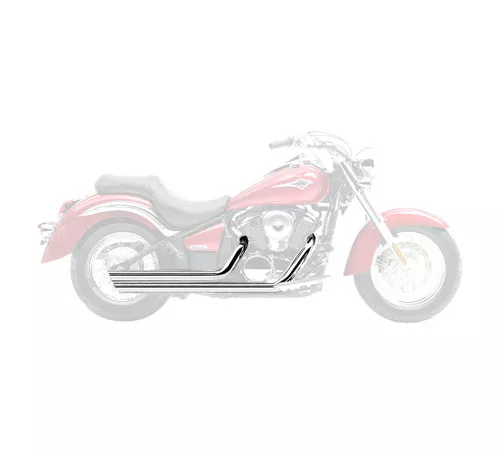 Cobra Speedster Slash-Down Chrome Exhaust System (4818)