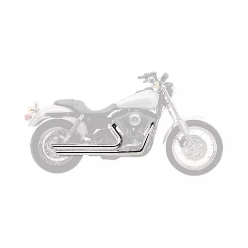 Cobra Speedster Slash-Down Chrome Exhaust System (6857)