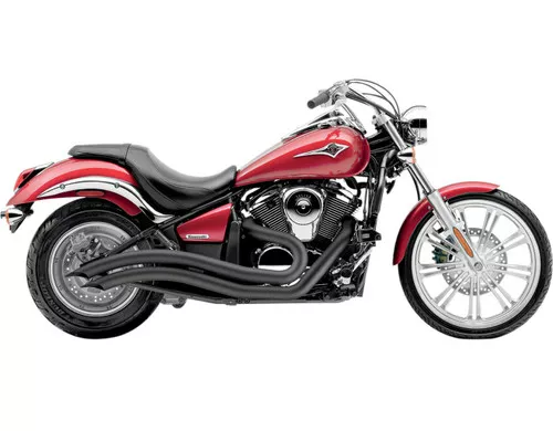 Cobra Speedster Swept Black Exhaust System Kawasaki VN900 2006-2019 (4218B)