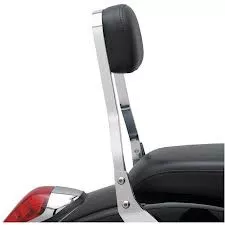 Cobra Square Mini 11" Chrome Sissy Bar Passenger Backrest (02-4618)