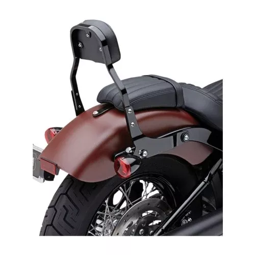 Cobra USA 602-2026B Square Black 11" Detachable Backrest Kit 2018 Harley Softail