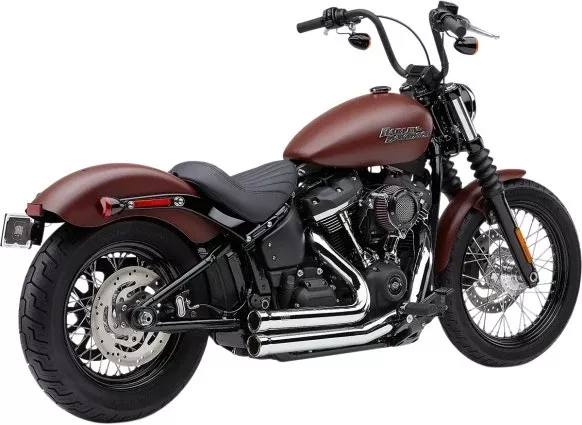 Cobra USA 6713 Chrome 909 2-Into-1 Full Exhaust System 18-19 Harley Softail FL