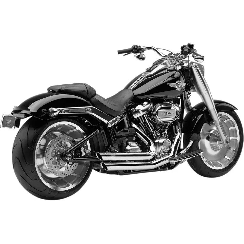 Cobra USA 6863 Chrome Speedster Slashdown Full Exhaust 18-Up Harley Softail