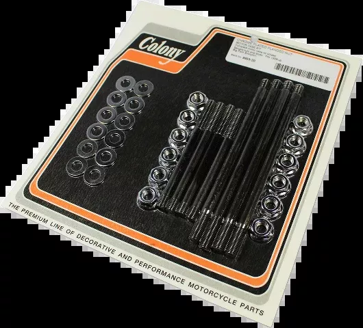 Colony Chrome Engine Motor Case Hardware Bolt Kit for 96-98 Harley EVO Big Twin