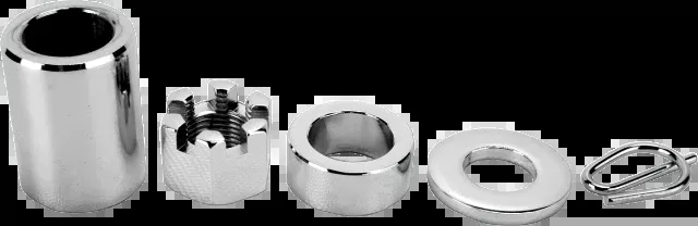 Colony Rear Motorcycle Axle Spacer Nut Kit 2000-2001 Harley Touring Road King