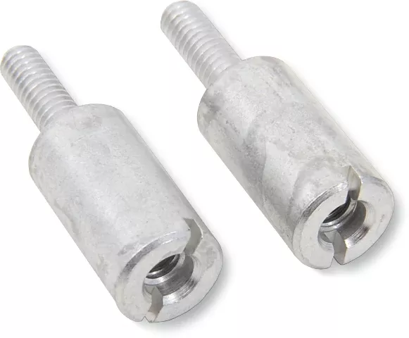 Colony Silver Ignition Cover Timer Studs for 80-03 Harley Dyna Touring Softail