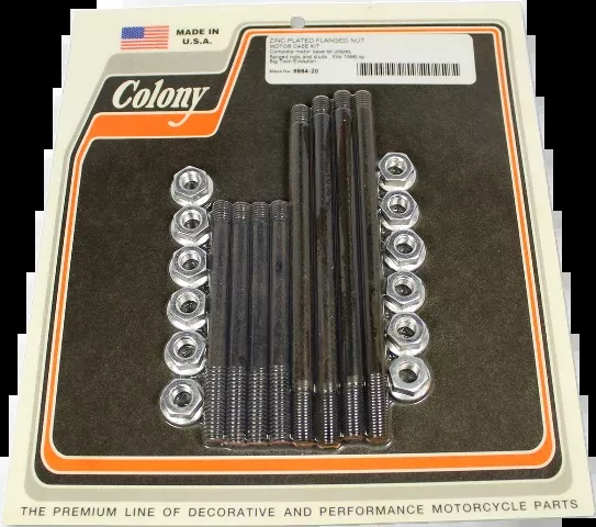Colony Zinc Engine Motor Case Hardware Bolt Kit for 96-98 Harley EVO Big Twin