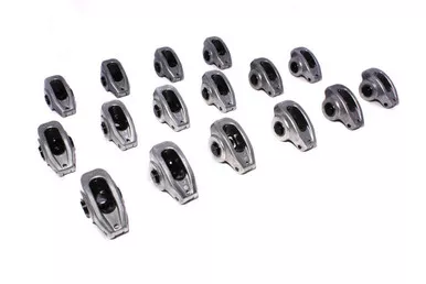Comp Cams SBC H/E Alum. R/A's - 1.6 Ratio 3/8 Stud 17002-16