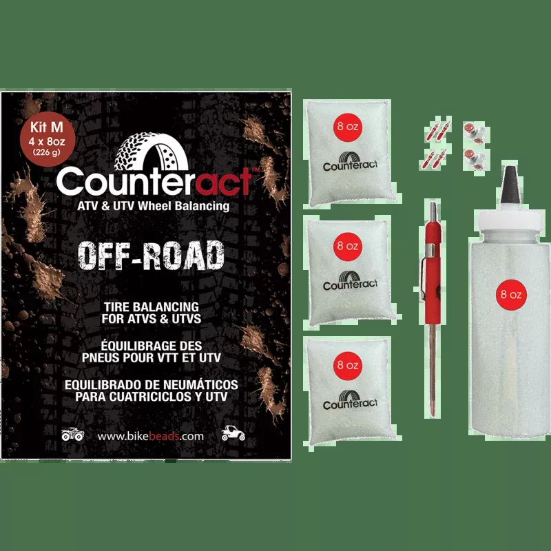 Counteract Internal Tire Balancing Beads ATV/UTV 4X 8oz
