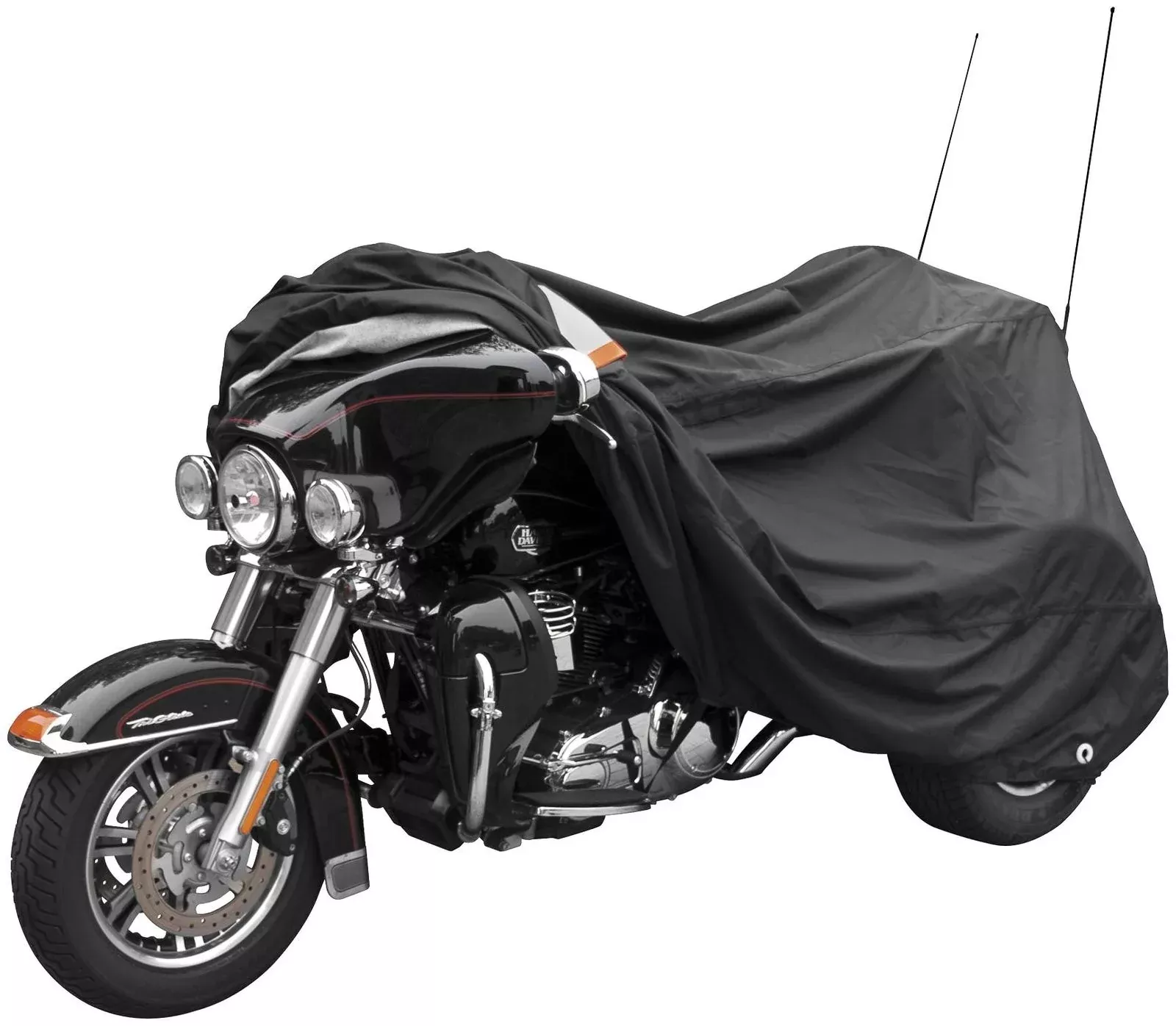 CoverMax 107551 Black Roadster Waterproof Windproof Cover Harley Trike