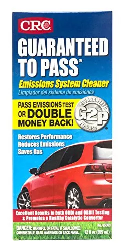 CRC Industries 05063 Guaranteed to Pass Emissions Test Formula, 12 Fl Oz