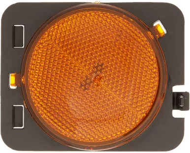 Crown Automotive 55078144AA Side Marker Light Black Amber Fits Jeep