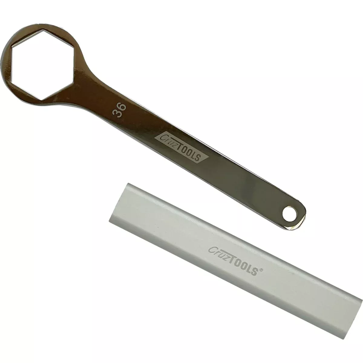 CRUZTOOLS 3811-0132 AW36X 36 mm Axle Wrench with Extension Handle for Harley-Davidson Axle Wrench w/Extension Handle - For Rear Axle Nut - Harley-Davidson