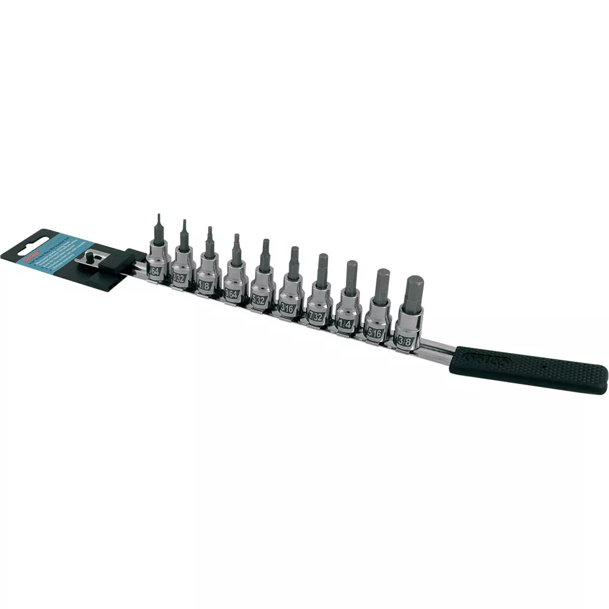 CRUZTOOLS 3812-0032 IN38HBS Socket Bit Sets for Powersports Socket Bit Set - Hex - Inch