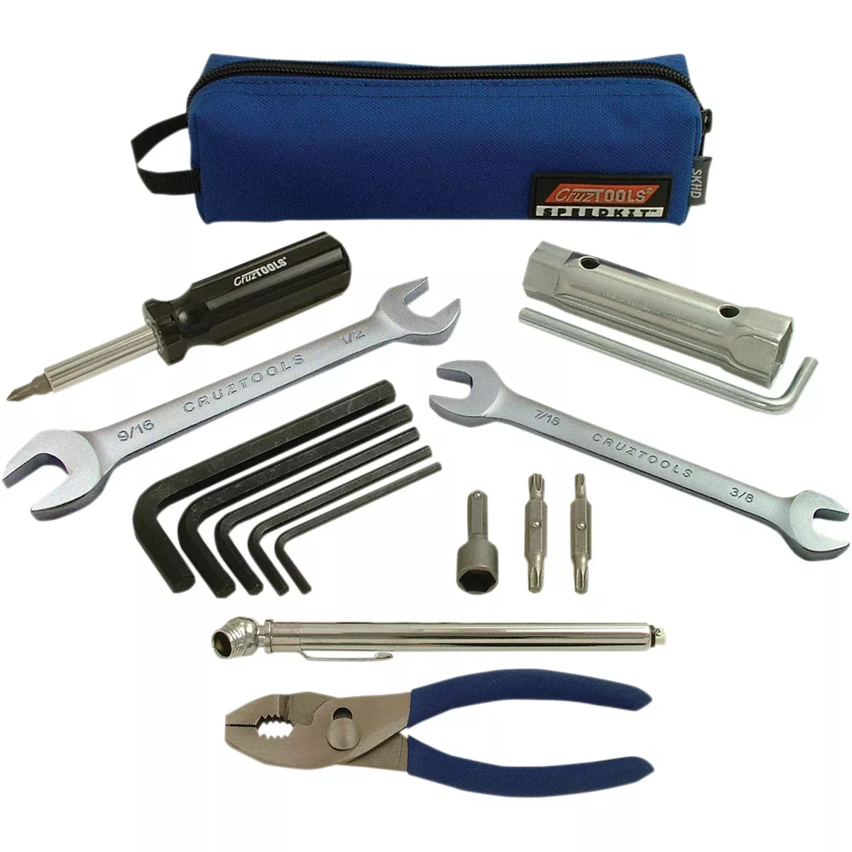 CRUZTOOLS 3812-0040 SKHD Speedkit™ Tool Kit for Harley Davidson Tool Kit - Ultra-Compact - Zipper Pouch - Harley Davidson