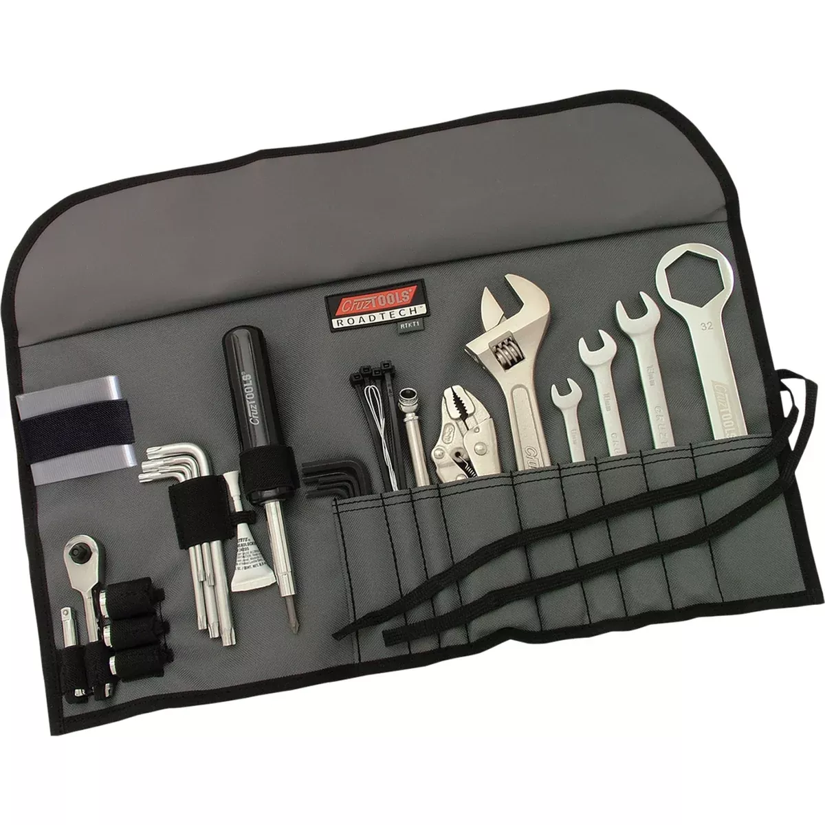 CRUZTOOLS 3812-0524 RTKT1 RoadTech™ KT1 Tool Kit for KTM/Husqvarna Tool Kit - Roll-Up - KTM/Husqvarna
