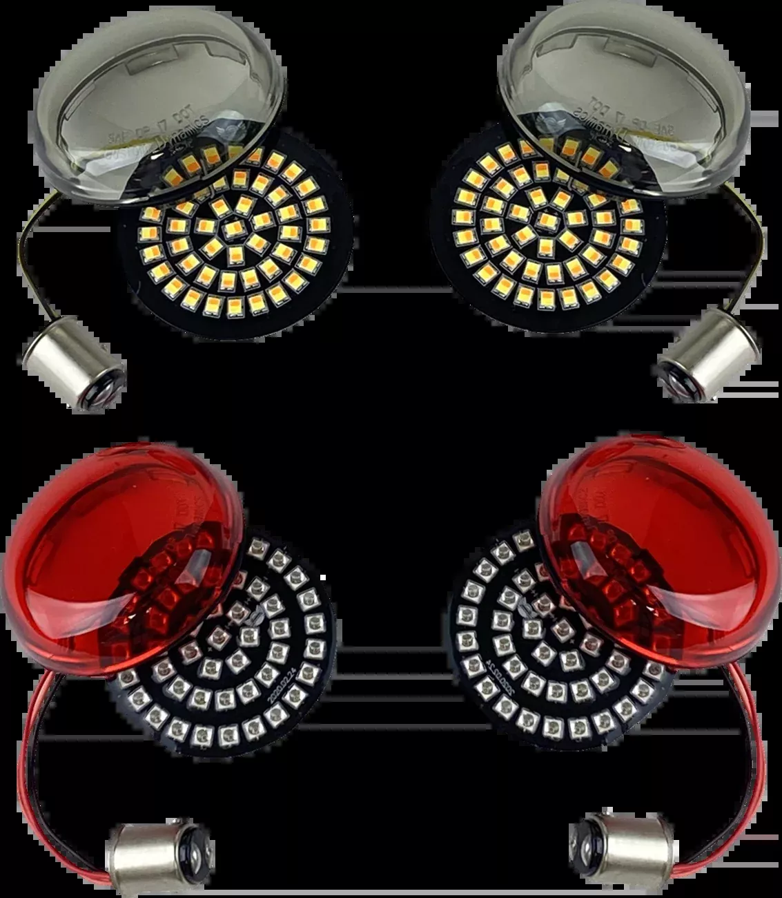 Custom Dynamics 1157 Front/Rear LED Turn Signal Kit 2011-2024 Harley Davidson
